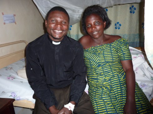 Rev Kasereka Kiharami Emmanuel and his wife Dorcas