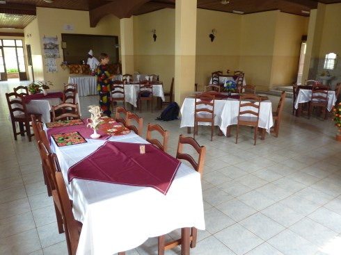 Dining hall at the Center Uhai Kikyo