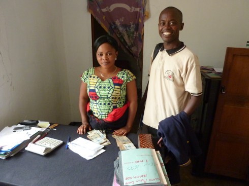 Joseph Rona Katawanga met us in Nyankunde, along with the Nyankunde cashier Joseph Rona Katawanga met us in Nyankunde, along with the Nyankunde cashier