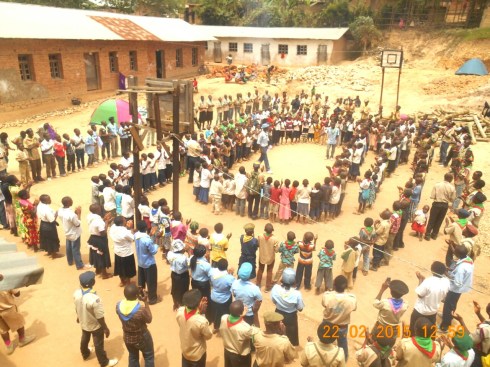 Scout School Assembly in Beni