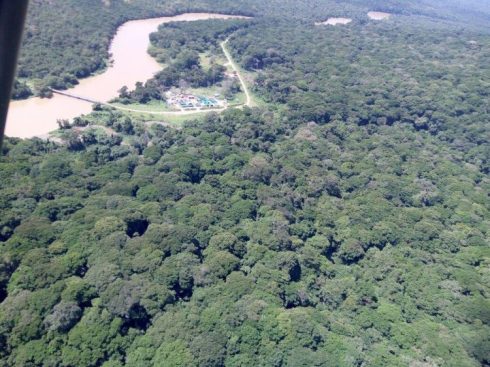 MONUSCO camp at the Semuliki river