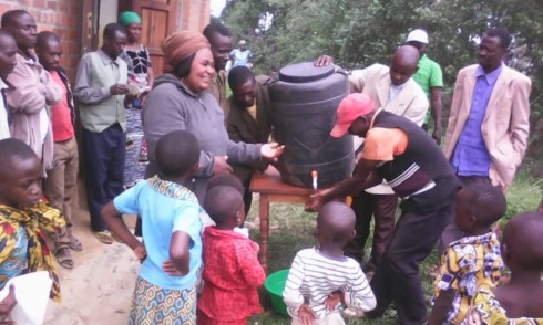 Encouraging hand washing