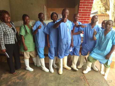 Butembo health care workers
