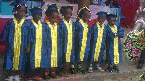 Beni children school ceremony