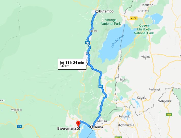 Kivu to Butembo